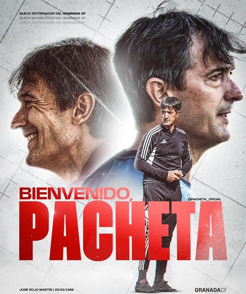 Nuevo mister

#VamosMiGranada #EternaLucha #GranadaCF <a href="/GranadaCF/">Granada CF ❤️⚪️</a>