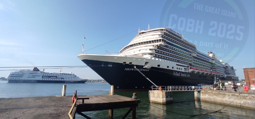 Yet another fantastic morning in Cobh.
Holland America Line Statendam in Cobh as MS Hamburg heads to Ringaskiddy.

Going to be a great day 🚢

<a href="/CobhTourism/">Cobh Tourism</a> <a href="/CobhHarCham/">Cobh&Harbour Chamber</a> <a href="/PortofCork/">Port of Cork</a> <a href="/CruiseRoomEire/">The Cruise Room (Ireland)</a> <a href="/CruiseEuropeCom/">Cruise Europe</a> <a href="/pure_cork/">Pure Cork</a> <a href="/TourismIreland/">Tourism Ireland</a>