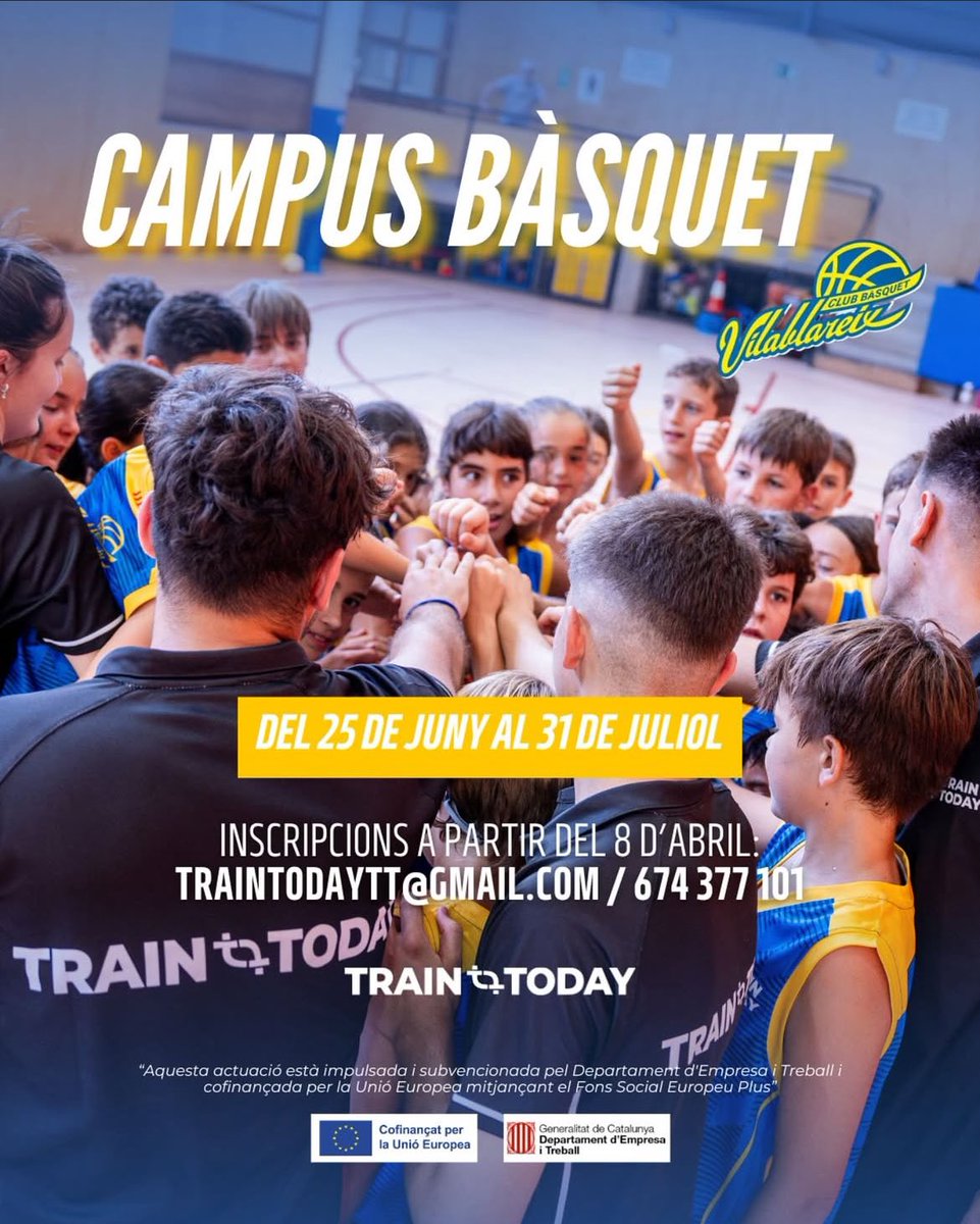 Encara no t’has inscrit al CAMPUS D’ESTIU? 😱 A què esperes!?

Enllaç: traintoday.playoffinformatica.com/actividad/2/CA…