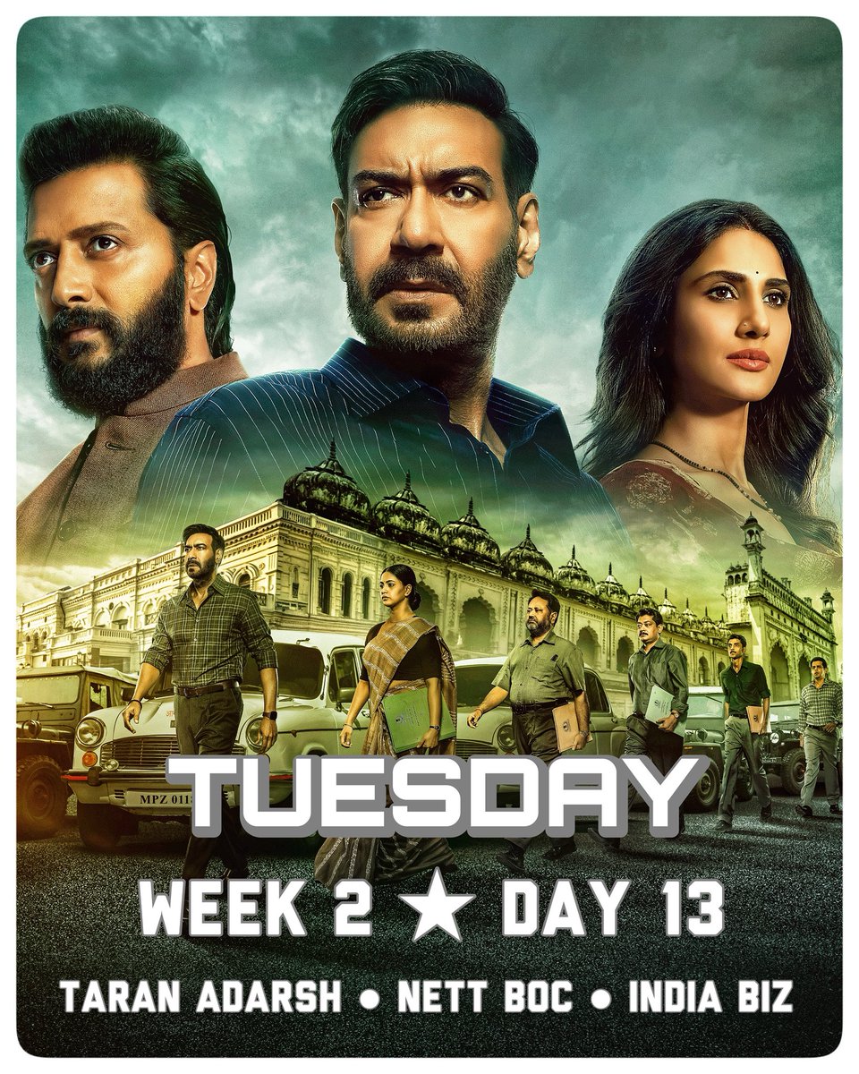 #Raid2 posts another strong day, boosted by discounted ticket rates on Tuesday... However, the film needs to maintain its momentum on Wednesday, a regular working day without any ticket offers.

With two major #Hollywood films set to release on Thursday and Saturday, #Raid2 will