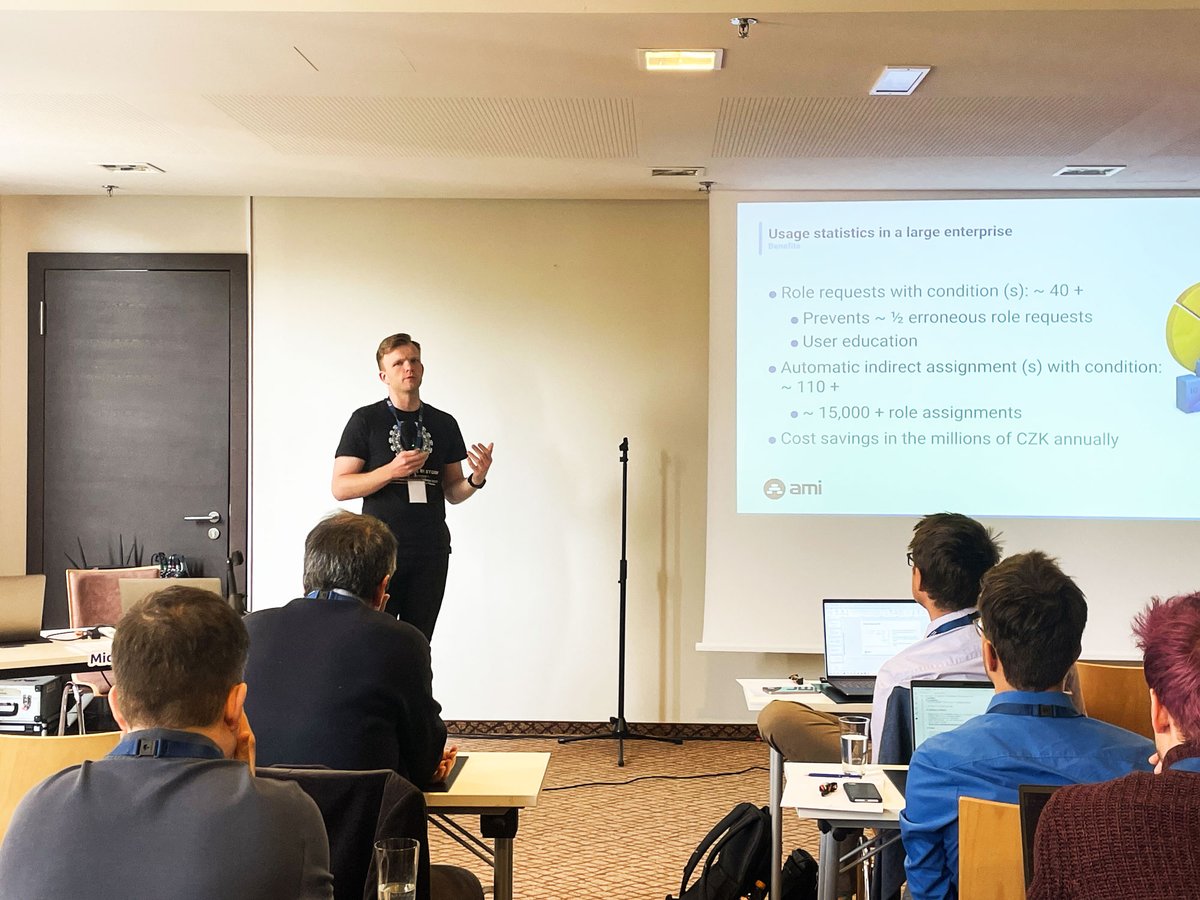 The final day of the MidPoint Community Meetup is underway! 📈 We’re starting strong with Igor Farinic, our CEO, Jan Mokráček, Solution Architect at AMI Praha, and Maximilian Staubach, Identity Engineer at the University of Duisburg-Essen. 📋 Full agenda: evolveum.com/wp-content/upl…