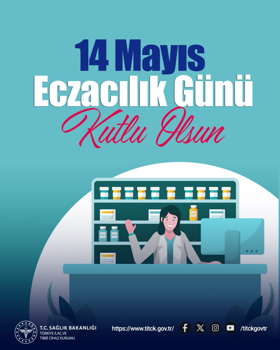 14 Mayıs Eczacılık Günü Kutlu Olsun.