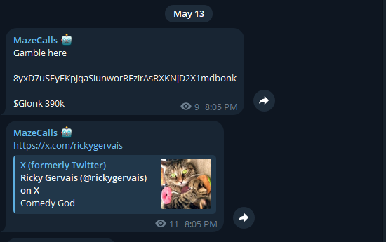 MazeCalls's tweet photo. Shared $GLONK on my channel 
 
390K to 17M MC, hitting a solid 44x at the top ✅

https://t.co/z1OFjkAUi0 https://t.co/tgiMPrFFnr