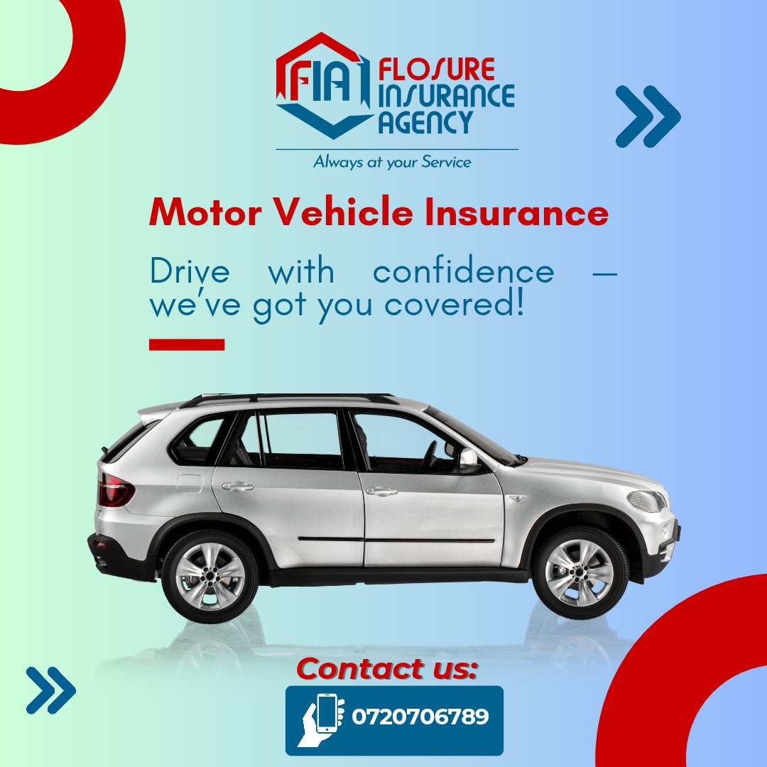 flosureagency's tweet image. Protect your ride. Secure your peace of mind.   Talk to us ✉️DM or call us+254720706789 
Always at your service! 
#flosureinsuranceagency #insuranceagency #motorvehicleinsurance