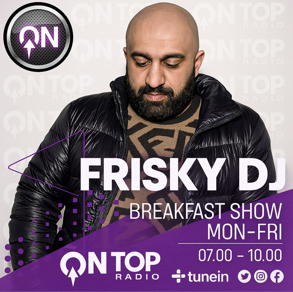 Start Your Day Right with Frisky DJ – Weekday Mornings on OnTop Radio

Lock in. Turn up. Stay OnTop.

Tune in online at ontopfm.net download our app, or catch us on socials @ontopfm for live updates and guest appearances.