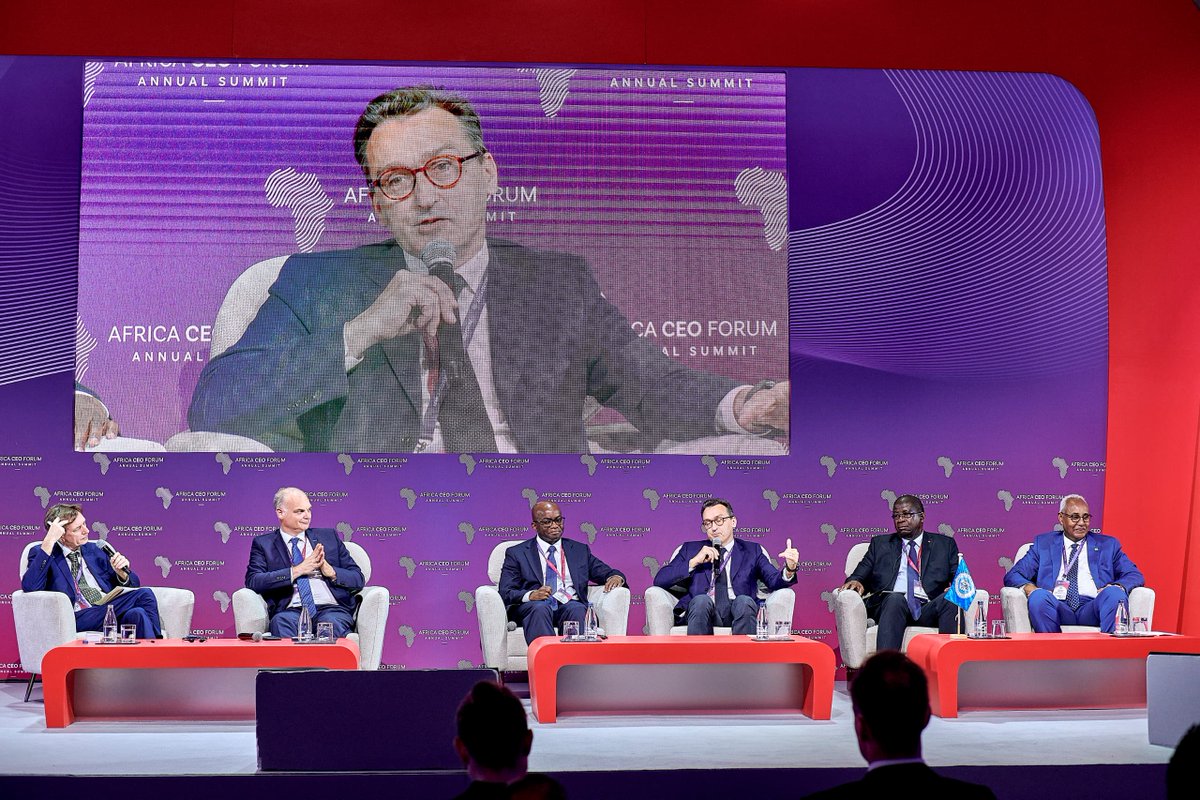 CMA CGM Group (@cmacgm) on Twitter photo 🌍 At <a href="/africaceoforum/">Africa CEO Forum</a> , CMA CGM shapes a winning strategyfor Africa.
🎤 Adeline Gabillaud & Mathieu Friedberg bringinsights on FMCG growth& resilient logistics.
Let’s reshapethe game!
#CMACGM #AfricaTech #Abidjan 🌍 At <a href="/africaceoforum/">Africa CEO Forum</a> , CMA CGM shapes a winning strategyfor Africa.
🎤 Adeline Gabillaud & Mathieu Friedberg bringinsights on FMCG growth& resilient logistics.
Let’s reshapethe game!
#CMACGM #AfricaTech #Abidjan