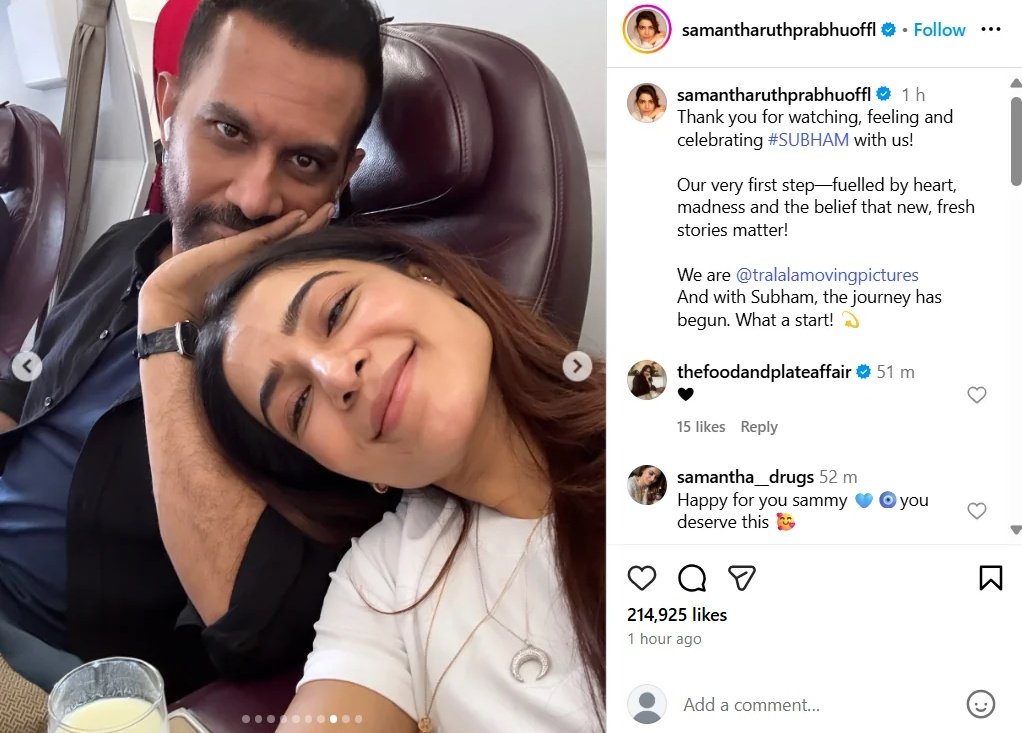 sidstheticcs's tweet photo. So Samantha Just Made It Official That She Is With Raj ( a legally married man ), Shameful.. https://t.co/VDlBb0r6go