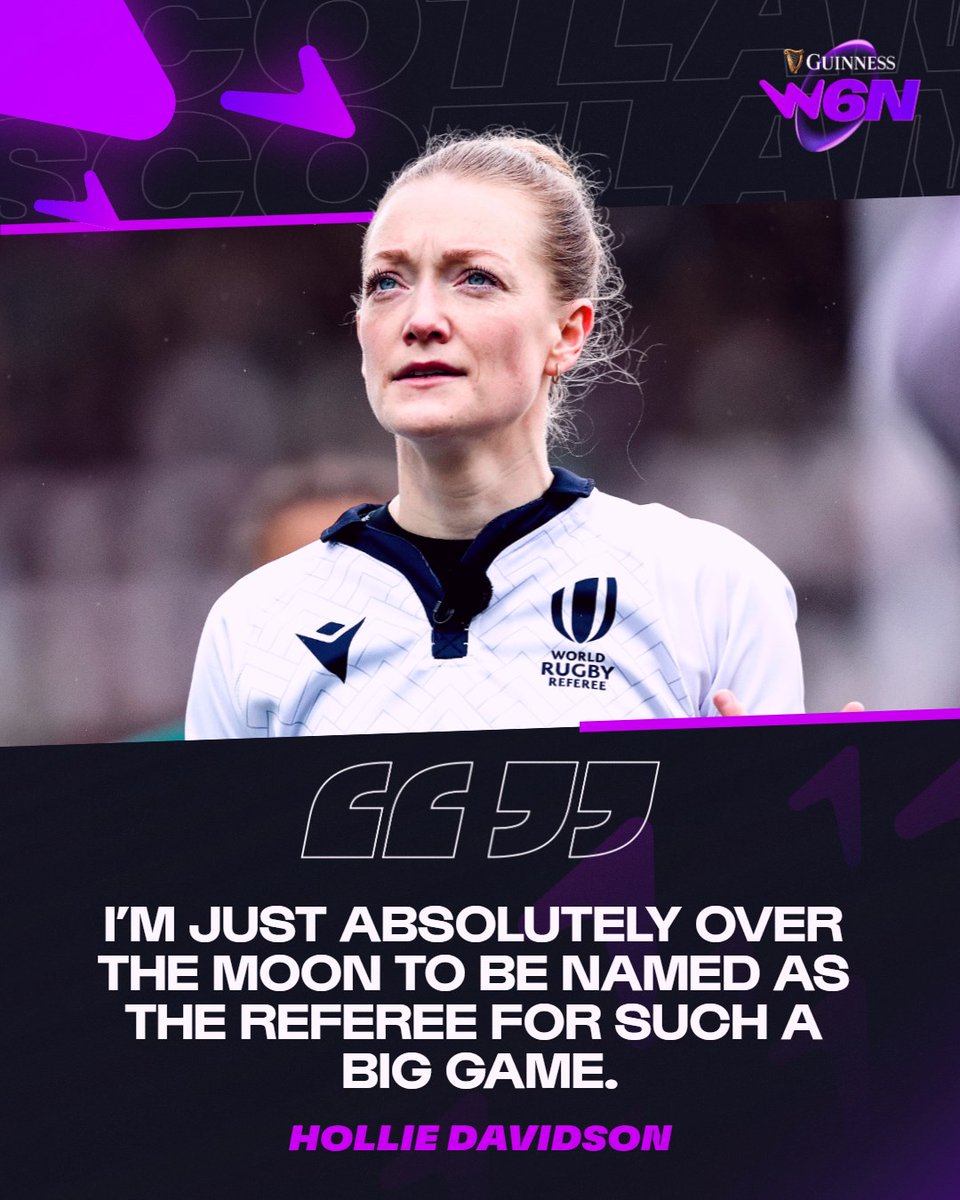 🏴󠁧󠁢󠁳󠁣󠁴󠁿 <a href="/Scotlandteam/">Scottish Rugby</a>'s Hollie Davidson will make history once again by becoming the first female referee to officiate an EPCR Final, overseeing the upcoming <a href="/ChallengeCup_/">EPCR Challenge Cup</a> Final 🏆💪