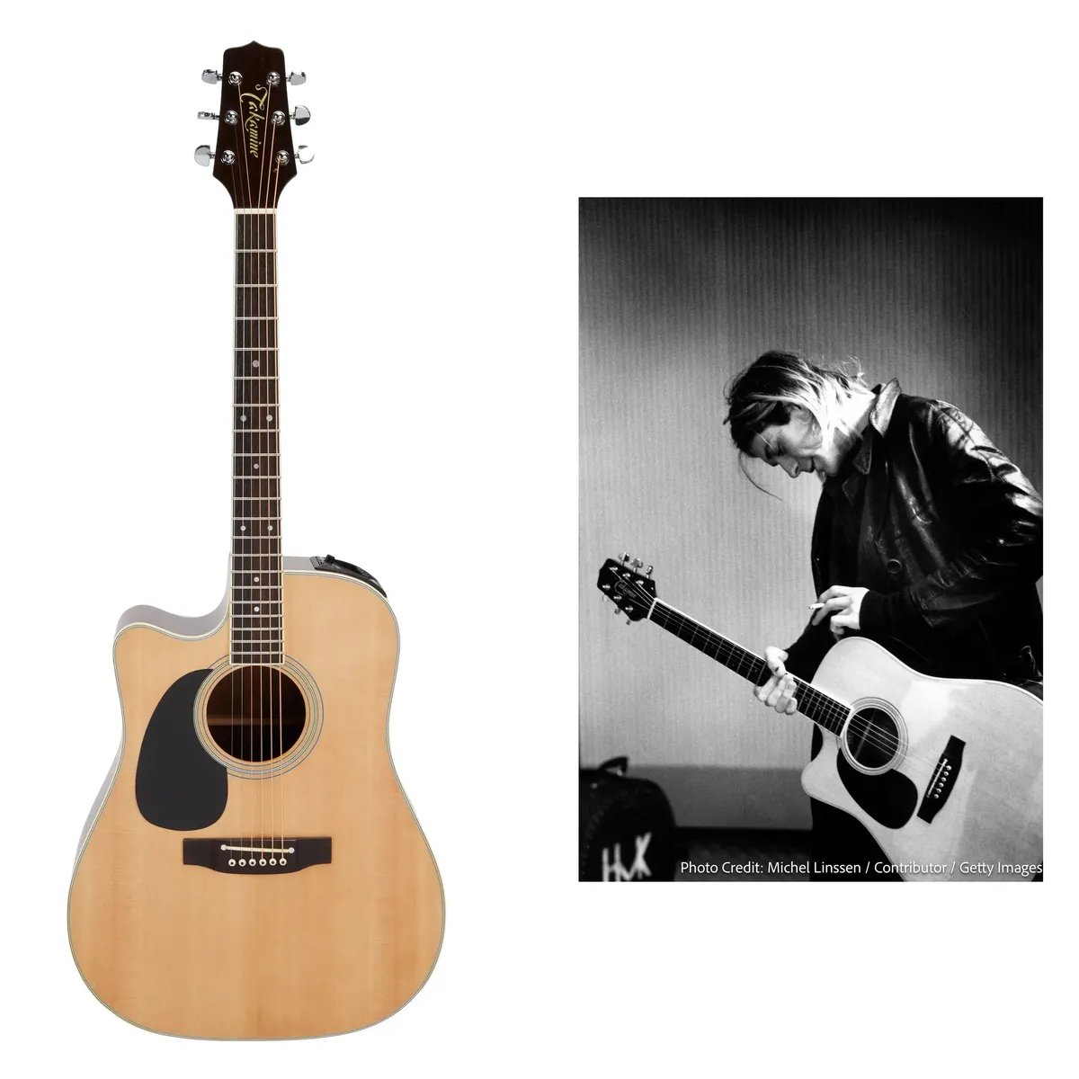 A piece of music history returns to the spotlight.
Kurt Cobain’s 1989 Takamine FP360SC,is set to go under the hammer, expected to fetch up to $500,000 at Julien’s Music Icons auction.

📷: guitarworld.com