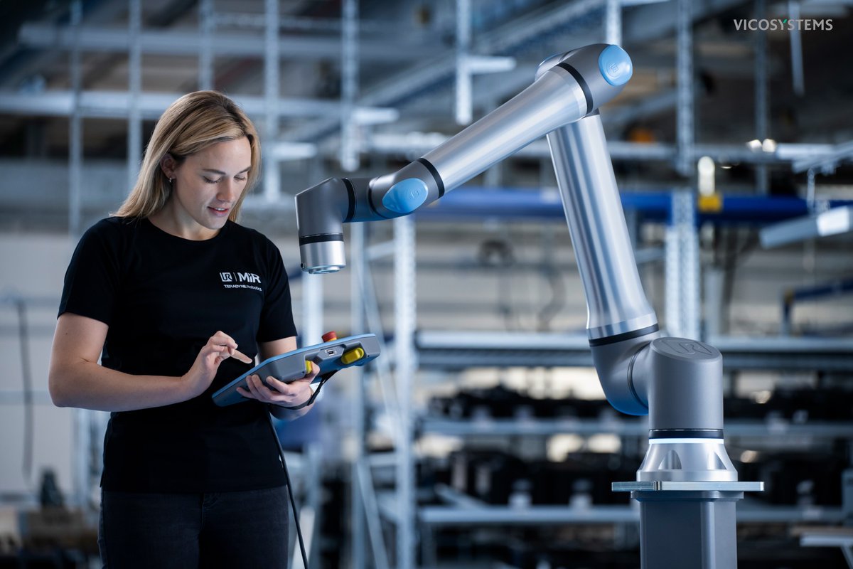 🚀 Ya disponible el nuevo UR15 de <a href="/UR_Iberia/">Universal Robots ES</a>:
* Rápido (5 m/s)
* Preciso (±0,05 mm)
* Robusto (15 kg de carga útil)
* Preparado para IA y entornos exigentes.
En <a href="/VicoSystems/">VicoSystems</a> , te ayudamos a integrarlo donde más lo necesites.
#UR15 #Cobot #AutomatizaciónIndustrial #Industria40
