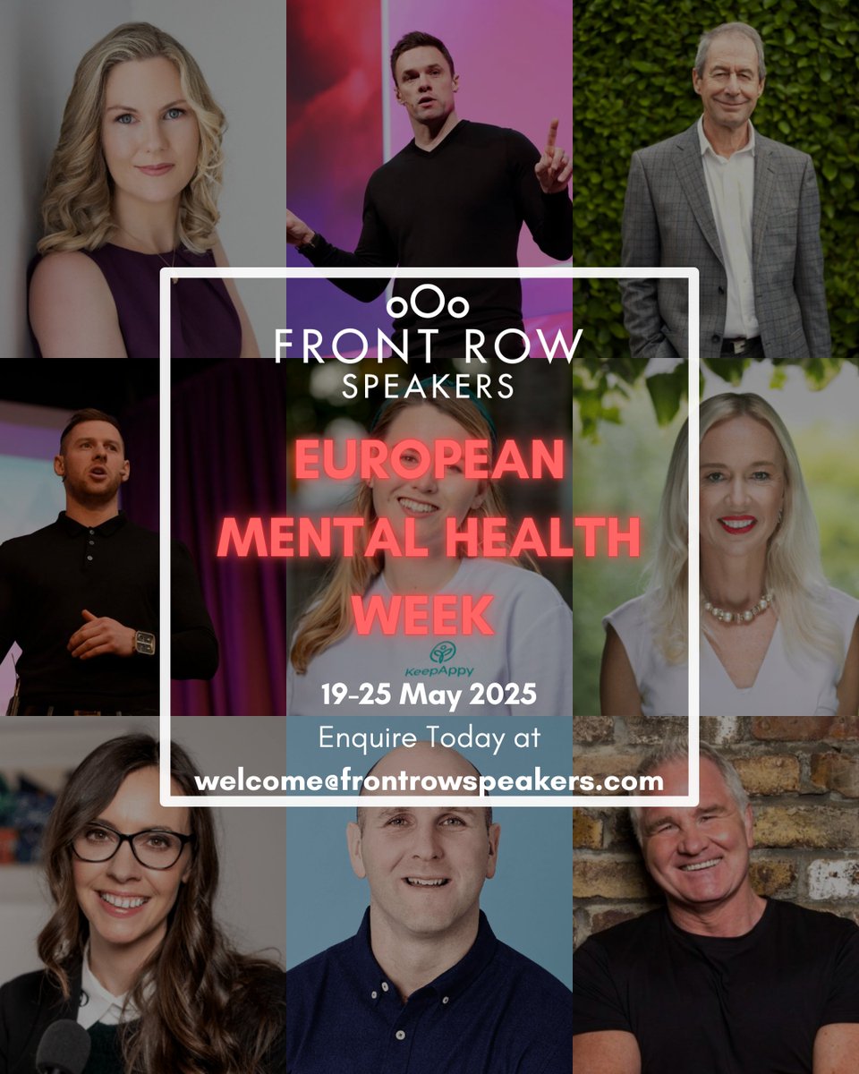 🧠 Mental Health Awareness Week starts this Monday!

There is still time to book an impactful speaker on wellbeing, resilience or burnout, available both virtually or in person.

📩 Message us to learn more or to enquire about a speaker!

#MentalHealthAwarenessWeek