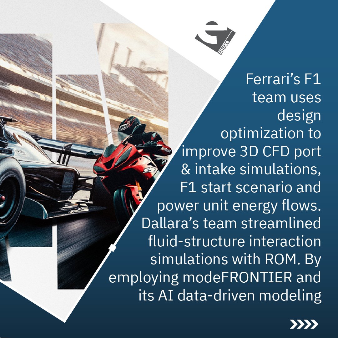 esteco_mF's tweet image. 🏎️At a recent event, experts from Ferrari and Dallara shared how they're leveraging #designoptimization and reduced order models (ROM) technologies to improve racing vehicle designs. Read more 👉 engineering.esteco.com/blog/high-perf…