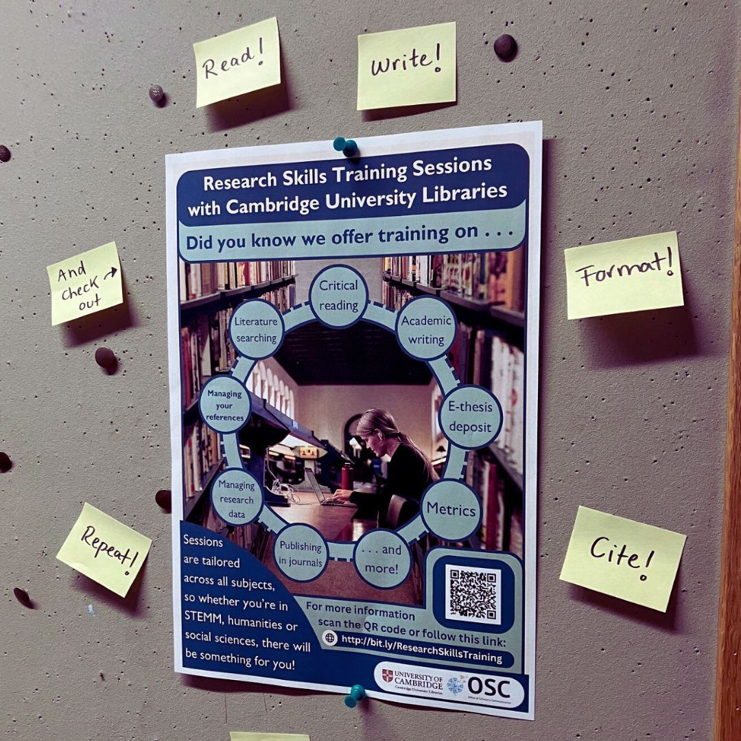 Asian and Middle Eastern Studies Library (@ames_library) on Twitter photo It may be Week 3 already, but it's never too late to hone your research skills! PhD students -- don't forget to check out the Research Skills training from <a href="/theUL/">Cambridge University Library</a> for sessions on referencing, copyright, data management, publishing and more. Visit osc.cam.ac.uk/training/cours… to book❤️ It may be Week 3 already, but it's never too late to hone your research skills! PhD students -- don't forget to check out the Research Skills training from <a href="/theUL/">Cambridge University Library</a> for sessions on referencing, copyright, data management, publishing and more. Visit osc.cam.ac.uk/training/cours… to book❤️