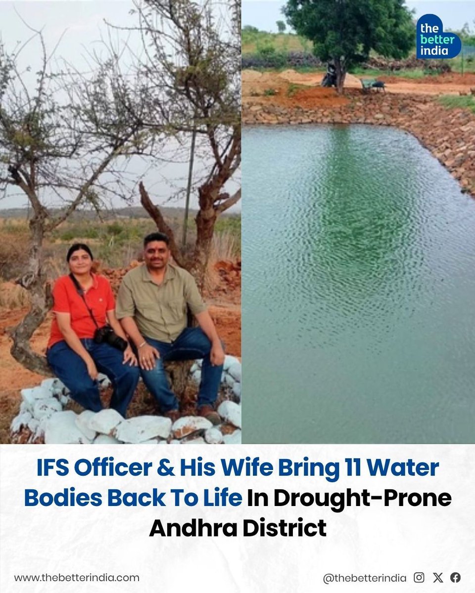 In the sun-scorched district of Anantapur, Andhra Pradesh, where ponds had turned into dumping grounds and drought had become a way of life, something extraordinary was quietly taking root. 

#WaterConservation #CommunityEmpowerment #sustainabledevelopment #savewater #inspiring