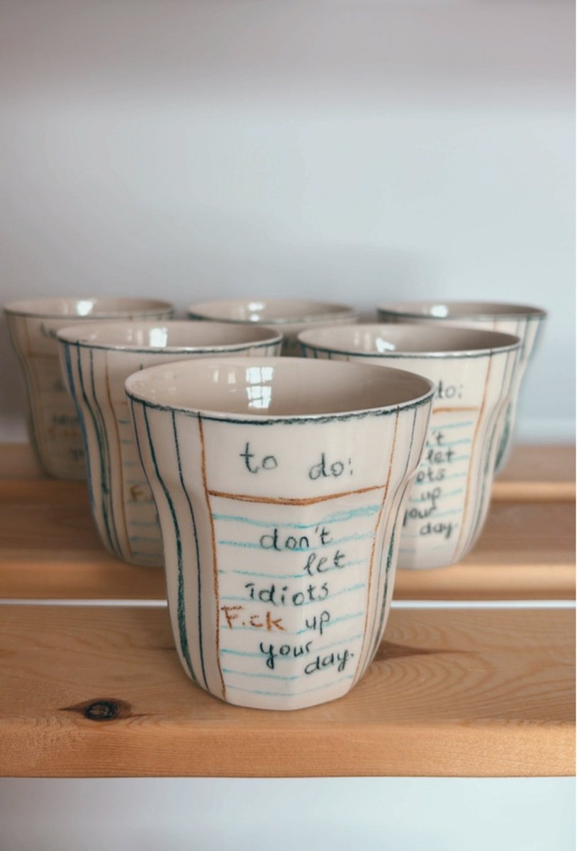 meslektaşım 🔥 @iyestudio 

#porcelain #motto #coffee