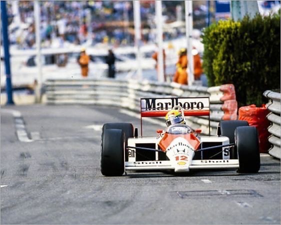 F1_AyrtonSenna's tweet photo. #OnThisDay in 1988, Ayrton Senna set arguably the best qualifying lap of all time, a masterclass that is still discussed today.  
14 May 1988. Monaco Grand Prix. 🇲🇨 

#Senna 🇧🇷 https://t.co/FMjS3Ze5vM