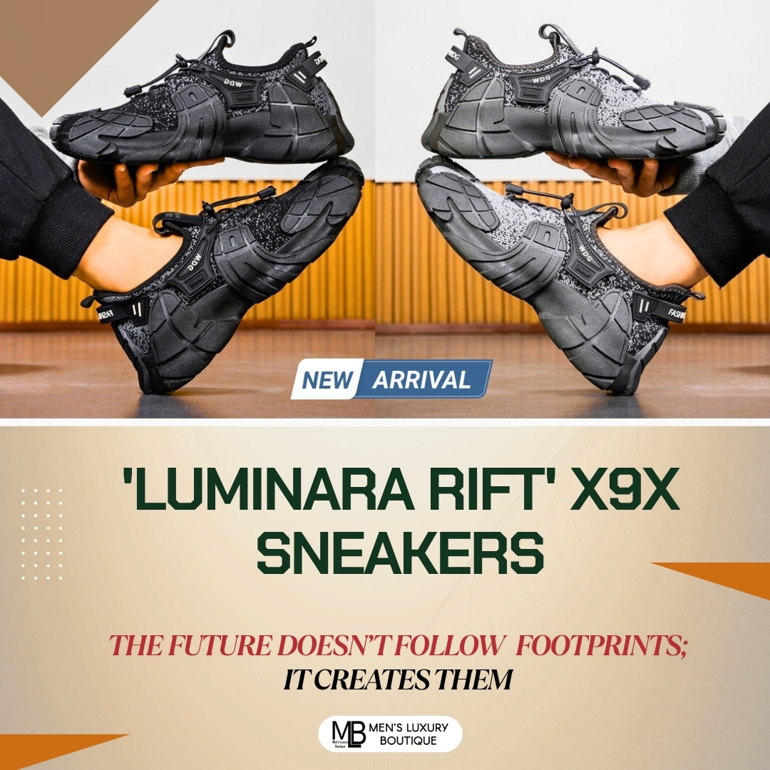 MensLuxBoutique's tweet image. Unleash raw energy with &apos;Luminara Rift&apos; X9X Sneakers — a fusion of futuristic aesthetics and high-impact performance. Built to break limits, styled to stand apart.
mensluxuryboutique.com/products/lumin…
#X9XEnergy #LuminaraRift #FutureUnleashed #LimitlessStride #BoldMotion #NeoFusionStyle