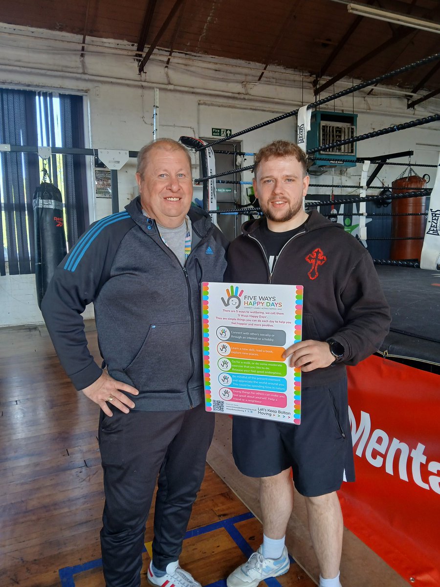 🌟Exciting News🌟
I am thrilled to announce that Elite Boxing will be  delivering the #5WaysHappyDays project this summer in their HAF sessions. 
The club is keen to promote positive wellbeing amongst young people in the community.