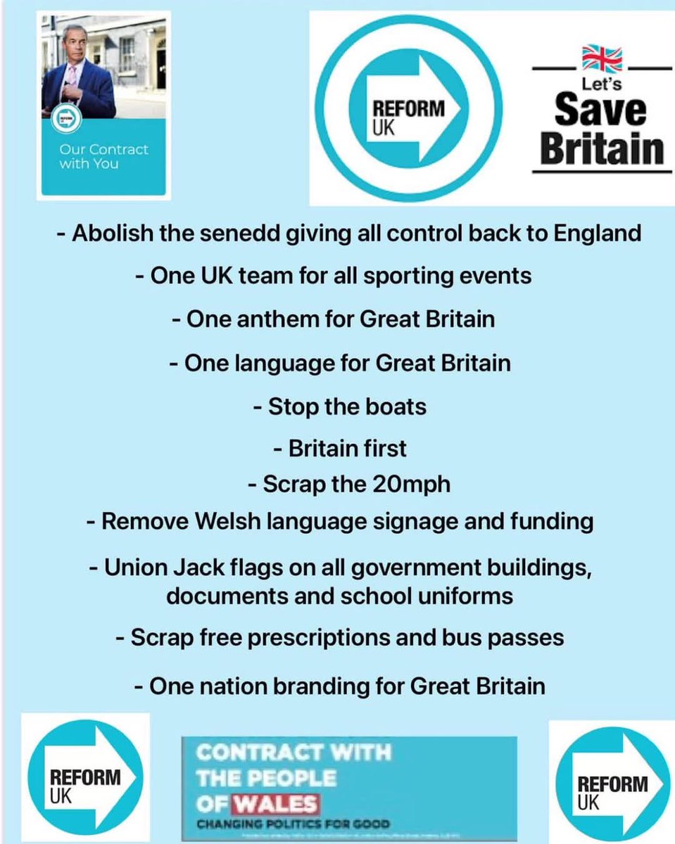 For anyone thinking about voting Reform in Wales
