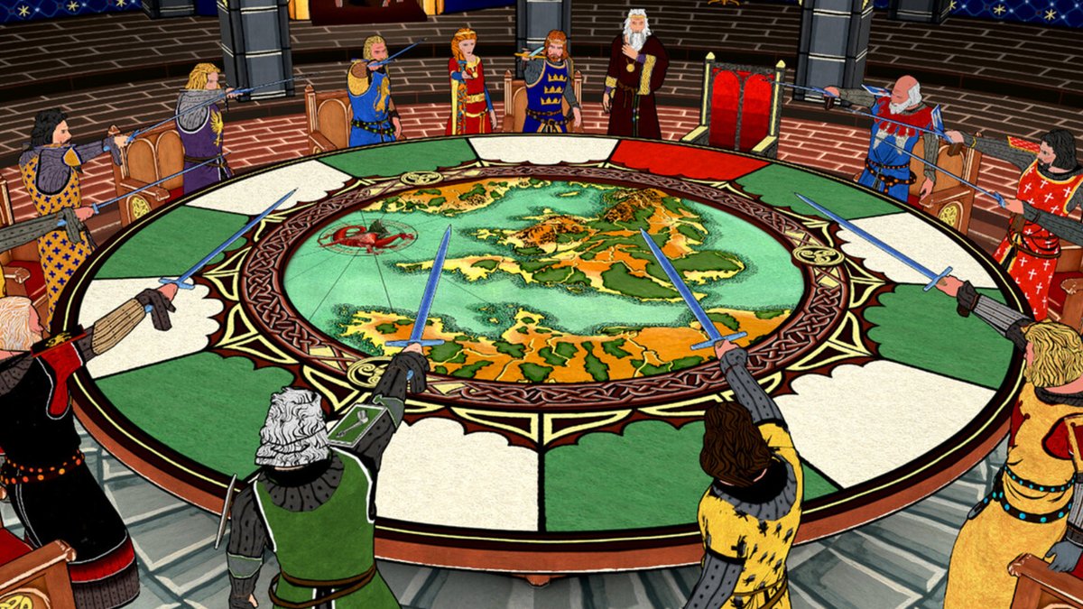 Medieval RPG Legends of the Round Table is like an Arthurian Baldur's Gate rendered in tapestry 

The turn-based RPG putting you in charge of King Arthur's Knights has just launched a demo #newgame 

pcgamesn.com/legends-of-the…