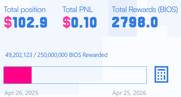 May 1st, I opened a 102.768$ position in the <a href="/BasisOS/">BasisOS</a> Vault Hyperliquid WBTC/USDC.
Remember, it's a delta neutral strategy.

Current TVL is 1.92 M$. 1st may it was 661k$, nice increase !
There's still room to participate, cap fixed at 5M$, so 62% avalaible.

And a new LINK/USDC