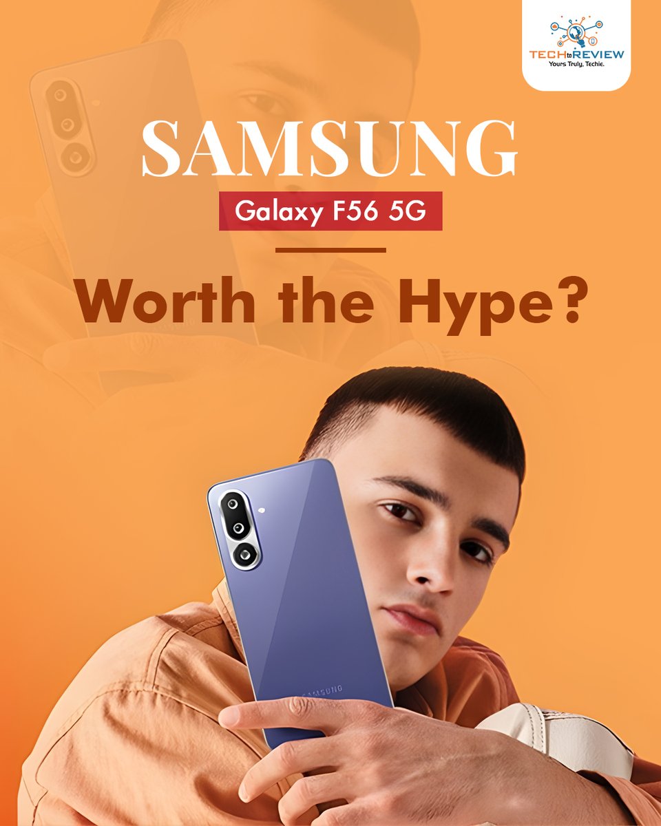 Power-packed &amp; priced right! The new Samsung Galaxy F56 5G is here with a stellar display, camera &amp; battery. Check out our detailed review now!

Visit Here - techtoreview.com/reviews/mobile…

#TechToReview #SamsungGalaxyF565G #PowerPacked #SmartphoneReview #StellarDisplay #CameraQuality