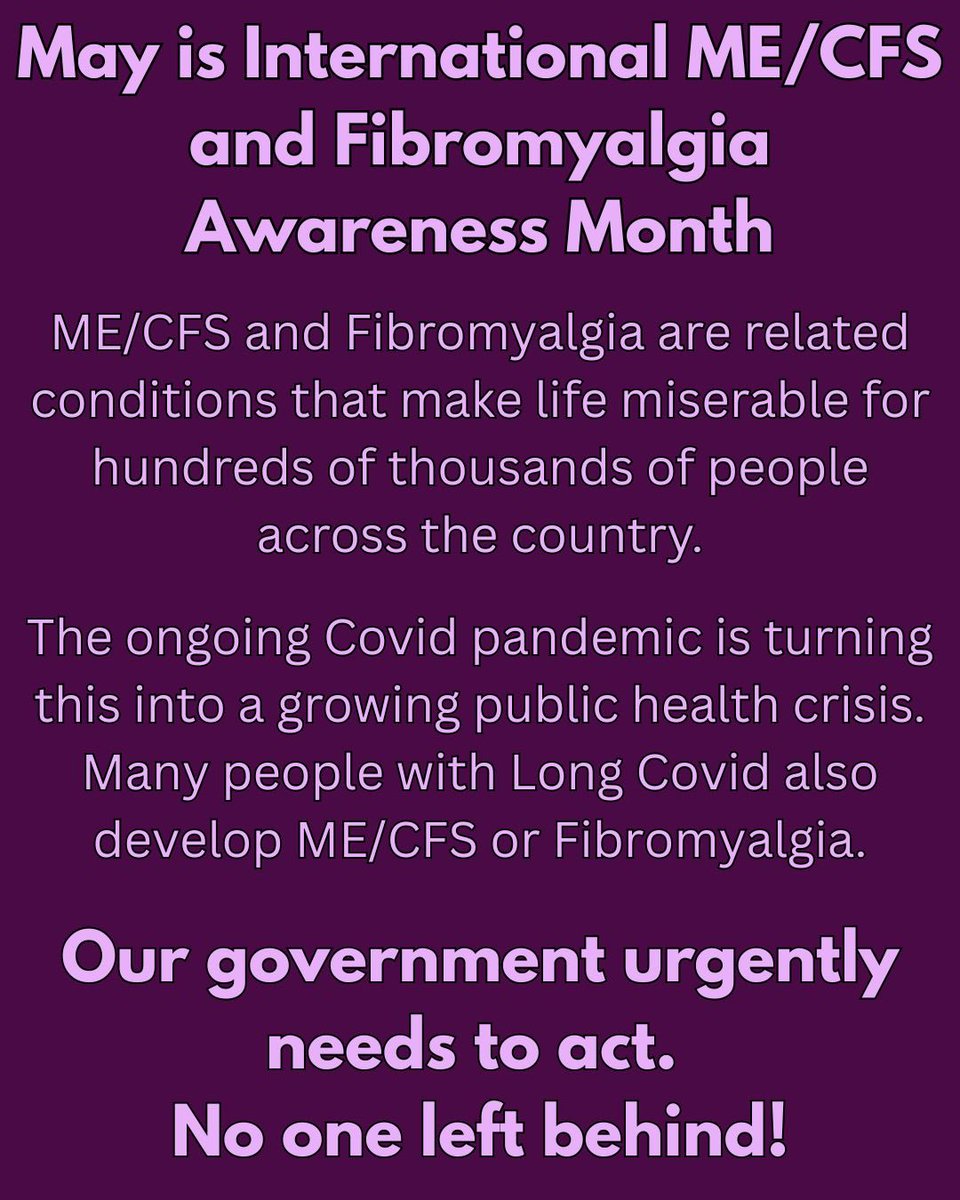 ME Advocacy Network Australia (MEANA) (@meadvnetau) on Twitter photo Snap Protest to mark ME/CFS and Fibromyalgia Awareness Month
1pm Saturday 17 May 2025 State Library, Melbourne
If you are unable to be there due to chronic illness, you can write a short message to be read out at the protest. Please send it to farida.iqbal.mail@gmail.com Snap Protest to mark ME/CFS and Fibromyalgia Awareness Month
1pm Saturday 17 May 2025 State Library, Melbourne
If you are unable to be there due to chronic illness, you can write a short message to be read out at the protest. Please send it to farida.iqbal.mail@gmail.com