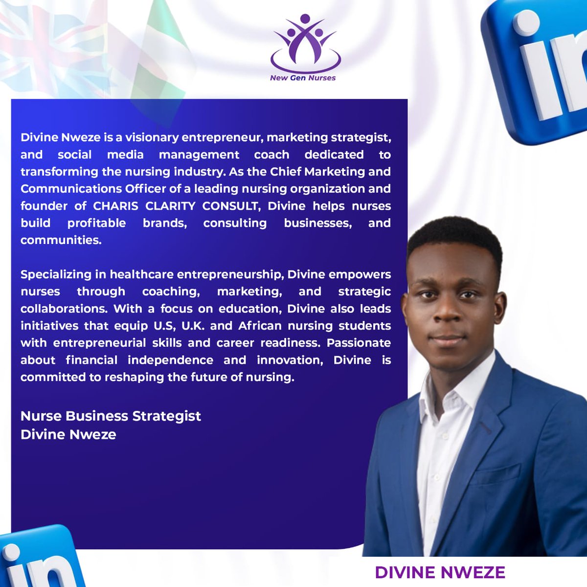 New_Gen_Nurses's tweet photo. If you have ever felt there is more to your nursing journey, this is your invitation.

Join us tonight and be empowered. Tag a nurse who needs this.

#NewGenNurses #DivineNweze #NursesInBusiness #NurseBranding #BeyondTheBedside https://t.co/Qva1PysJiK