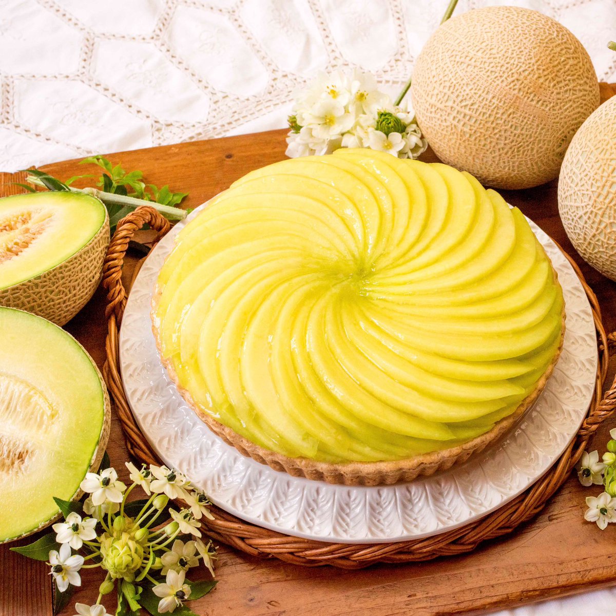 n*n様 mellojoy フィンガータルトメロン 値下げ中※ ☆高級メロン？！ Mellojoy スクイーズ タルト「メロン