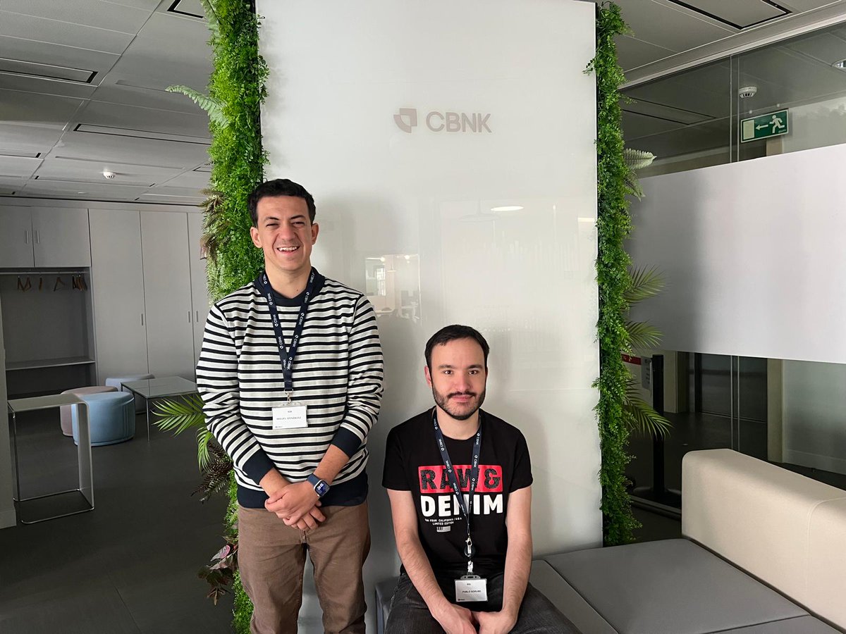 Fundación Capacis (@fcapacis) on Twitter photo ¡Grandes noticias!
🎉 Nuestros alumnos Miguel y Pablo, participantes del programa #PIN #UnoaUno financiado por <a href="/Fundacion_ONCE/">Fundación ONCE</a> y #FSE, comienzan sus prácticas en CBNK Bank 🚀.
Ambos merecen esta oportunidad por su esfuerzo y dedicación. 💪✨
¡Enhorabuena y a por todas! ¡Grandes noticias!
🎉 Nuestros alumnos Miguel y Pablo, participantes del programa #PIN #UnoaUno financiado por <a href="/Fundacion_ONCE/">Fundación ONCE</a> y #FSE, comienzan sus prácticas en CBNK Bank 🚀.
Ambos merecen esta oportunidad por su esfuerzo y dedicación. 💪✨
¡Enhorabuena y a por todas!