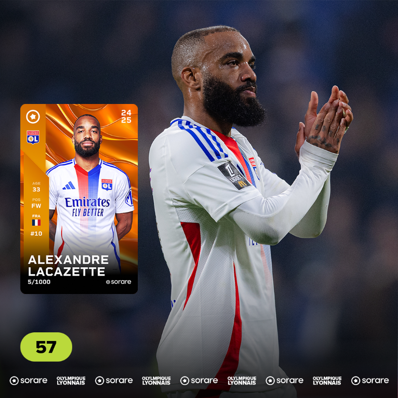 OL's tweet photo. 📊 TOP 3⃣ Sorare du mois d'avril 🦁

👀 On vous fait gagner la carte 𝑳𝒊𝒎𝒊𝒕𝒆𝒅 de @rayan_cherki 🔴🔵

📋 Pour participer :
☑️ Follow les comptes @Sorare et @OL
☑️ Repost la publication

🤞 TAS le 20 mai !