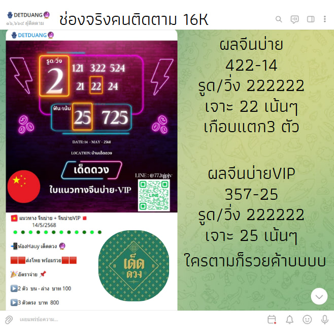 jackpot2925's tweet photo. 🔥 แตกอีกแล้วค้าบบบบ 🔥

🇨🇳 จีนบ่าย + จีนบ่ายVIP 🇨🇳 14/05/2568

🎯 เจาะเน้นๆ  22 - 25 รูด/วิ่ง  222222 ปังๆ

😏ใครตามก็รวยยินดีกับคนถูกด้วยนะครับ🅰️

อยากรวยส่งบิลมาได้เลยนะครับคลิกเลย
👉 https://t.co/98e1gaDV9J