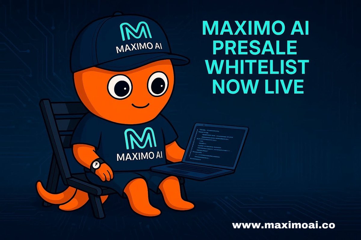 AskMaximoAI's tweet photo. gm 🥂

The $MAXAI Presale is coming! Don't miss out! 🚀

Secure your whitelist spot NOW:

✅ Have a Maximo AI account & be logged in.
🔗 Visit: https://t.co/PC6U8LVJGh
👛 Submit your wallet address.

This is going to be HUGE. You don't want to miss this!

#MAXAI #Presale #Whitelist #Crypto #MaximoAI