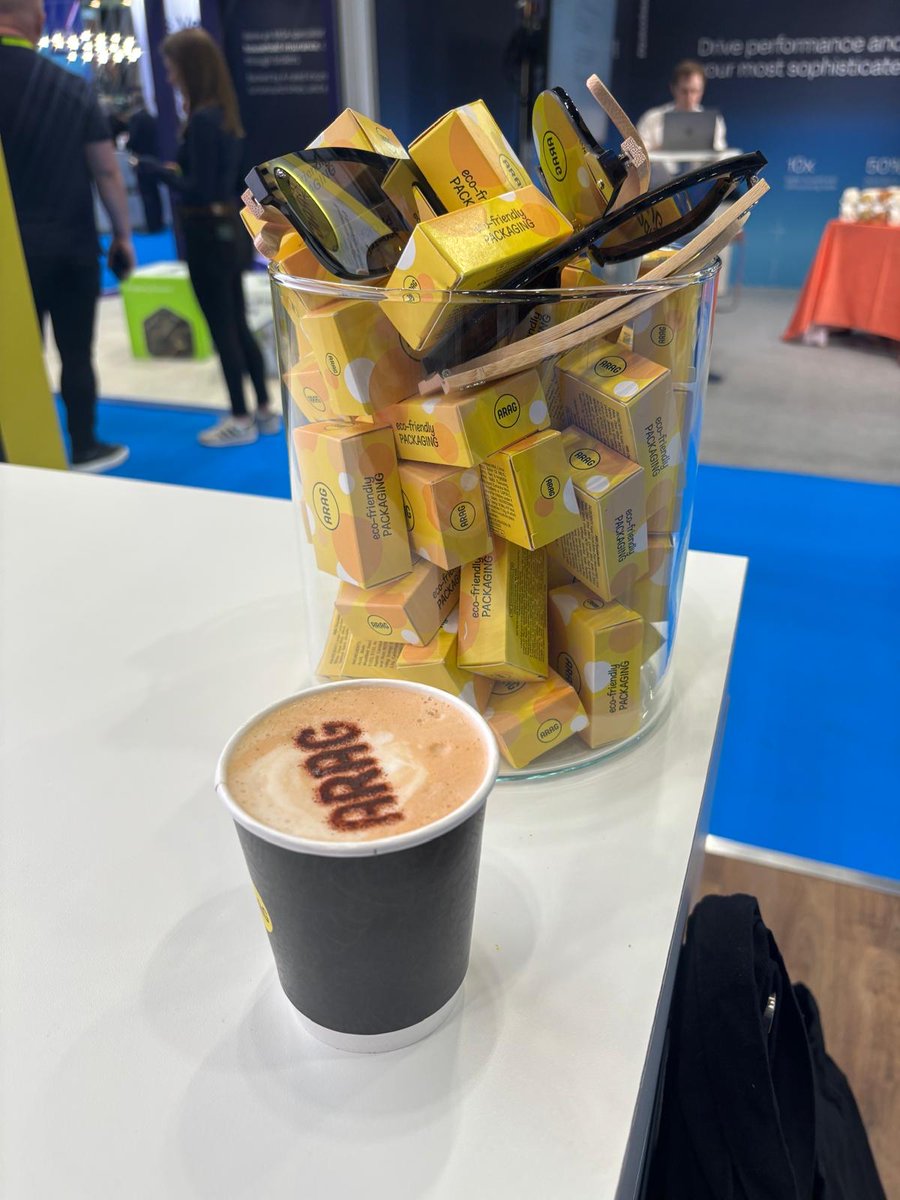 Stand C60 is ready! Enjoy a freshly brewed coffee crafted by our skilled barista, pick up a stylish pair of ARAG sunglasses 🕶️ or treat yourself to some delicious pastries and sweets 🥐.

We look forward to welcoming you! ☕
