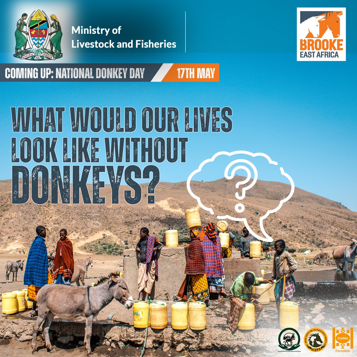 What would life look like without donkeys?
No water. No transport. No support for families.
Their lives matter — let’s protect them.

#DonkeysBetterAlive #BanDonkeySkinTradeinAfrica #NyamaSafeKwaPlate
🗓️ #DonkeyDay2025
