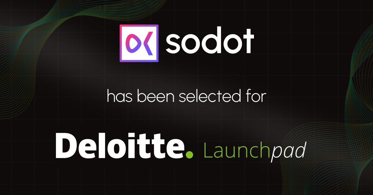 This week, our CEO <a href="/sofer_ido/">Ido Sofer</a>, and CTO <a href="/shalev0s/">Shalevos</a>, kicked off Sodot’s participation in the exclusive <a href="/Deloitte/">Deloitte</a>  Launchpad program.
Exciting things ahead—stay tuned! 🌟
#DeloitteLaunchpad