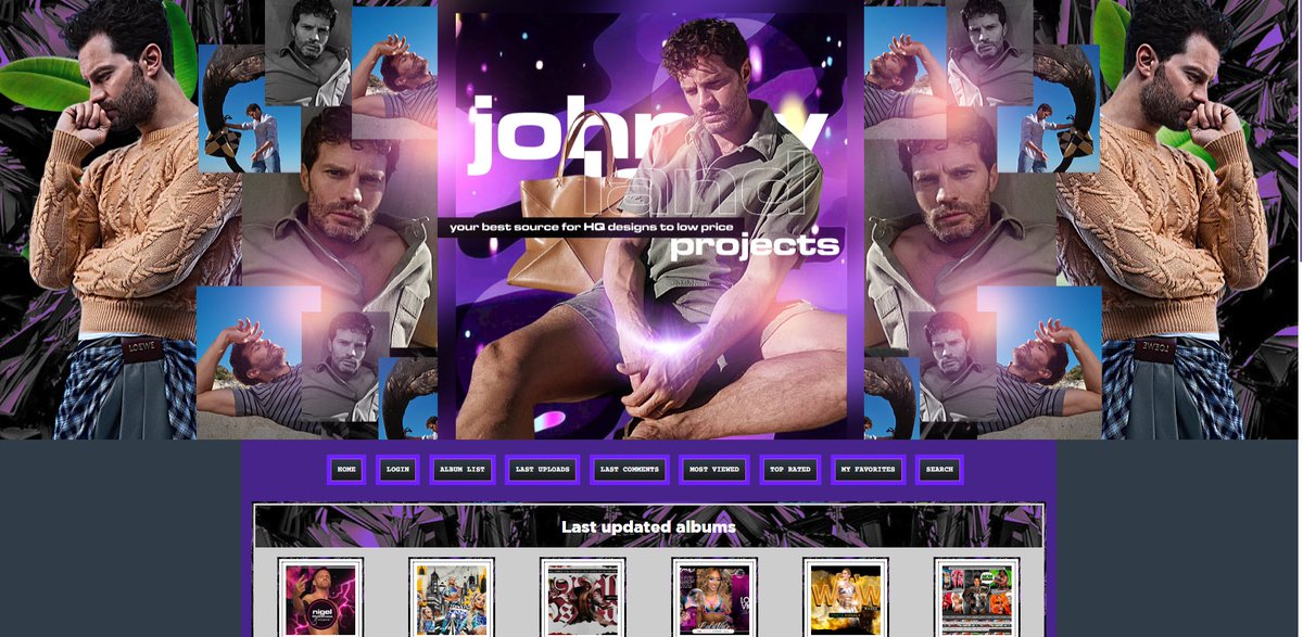 New fresh look for my portofolio. See live here: johnnyland.sosugary.com/projects