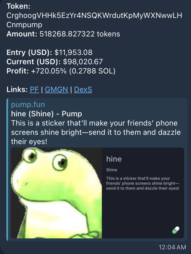 thefriendlyh1's tweet photo. Stumbled across $Shine with Trenchie! 

Still have a moon bag hahah

CrghoogVHHk5EzYr4NSQKWrdutKpMyWXNwwLHCnmpump https://t.co/cfH3YzgdP3