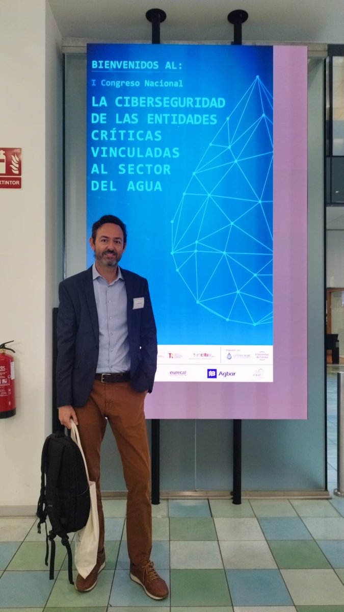 Enhorabuena a la Cátedra <a href="/INCIBE/">INCIBE</a>  de digitalización y ciberseguridad hídrica por la organización de este Congreso tan necesario en estos momentos. Resaltar la importancia de la #Investigación #formación #innovación #difusión #CatedrásCiber