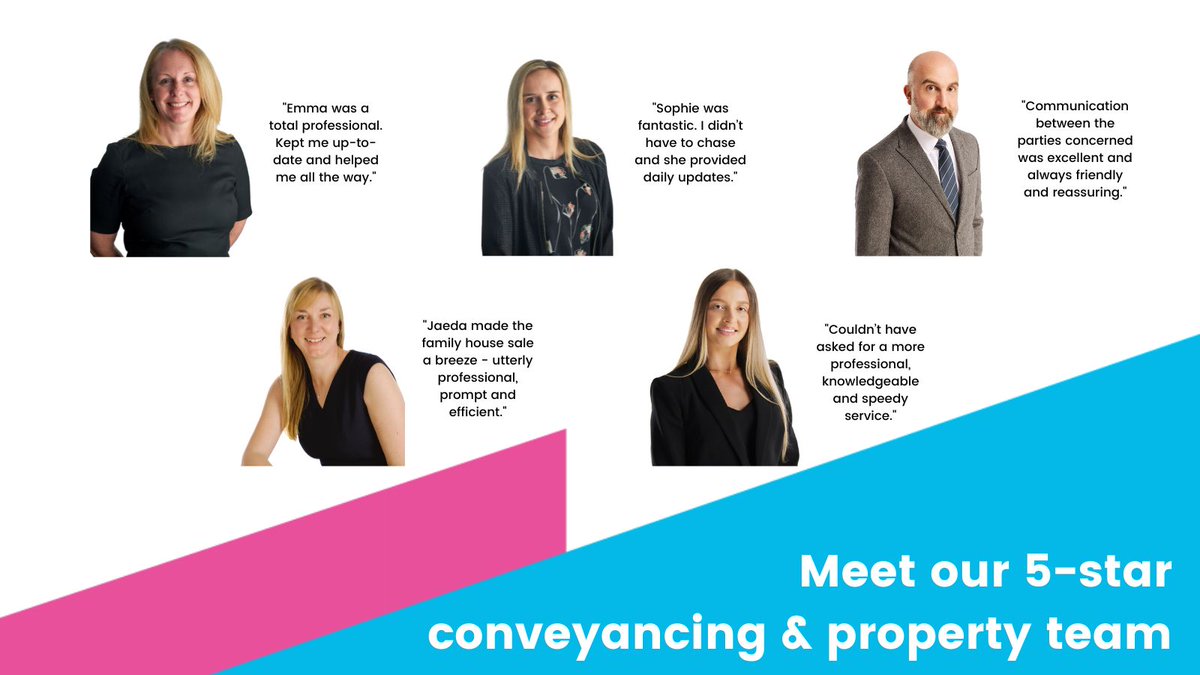 Client feedback is so important to us. Our residential property team prides itself on being knowledgeable, accessible &amp; keeping clients updated. Congrats to Emma Millington, Nick Whitworth, Jaeda Moayedi-Azarpour, Sophie Ellis &amp; Melissa Bailey for these amazing client comments.