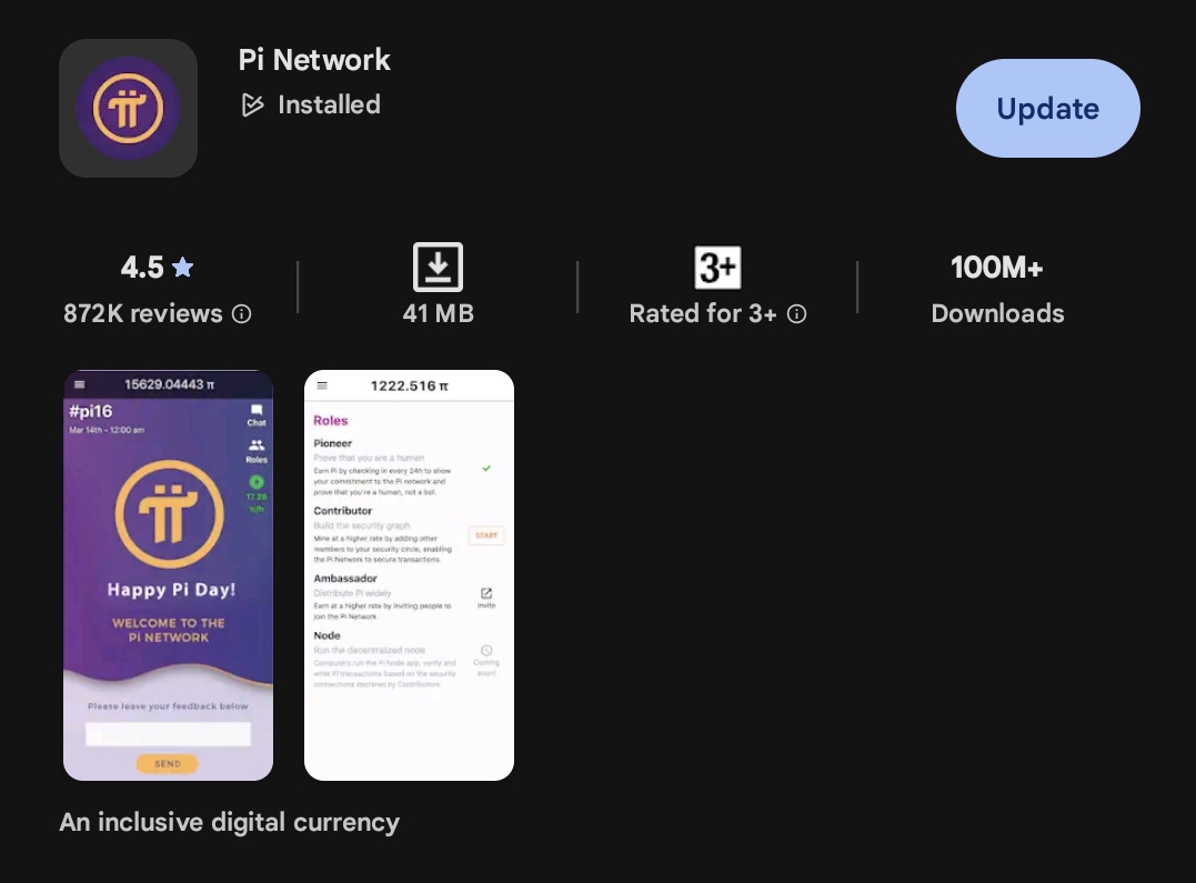 shrh56108161's tweet image. 🚨 Pi Apps Update

just before mega announcement,
Latest updates for both the Pi Browser and Pi Mining apps have been released 🔥

Countdown has begun... $1.28...🚀

@PiCoreTeam #pinetwork24x7