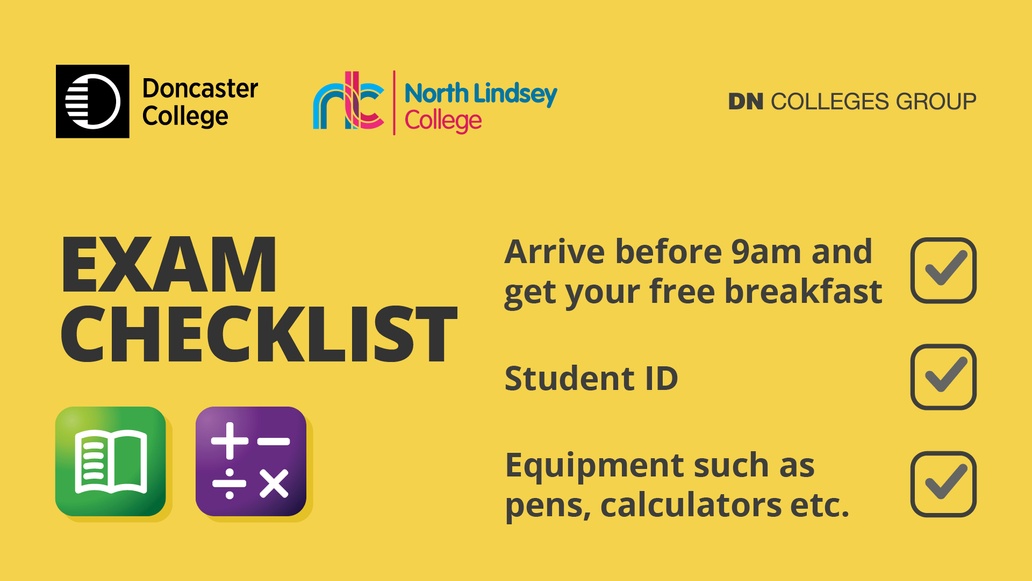 Are you prepared for your exams? Take a look at this checklist to set yourself up for success! 🌟
