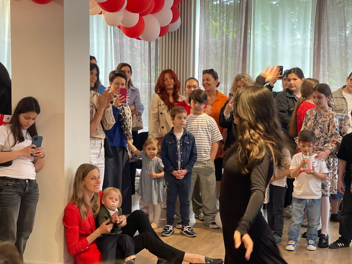 Delighted to have hosted a joyful event for children of 🇬🇪|n Sunday Schools in 🇧🇪 bringing together the festive spirit of Easter &amp; upcoming Independence Day of Georgia 🇬🇪
A heartwarming day filled with children's performances &amp; games 🎉
Thank you to all who made it special 🙌