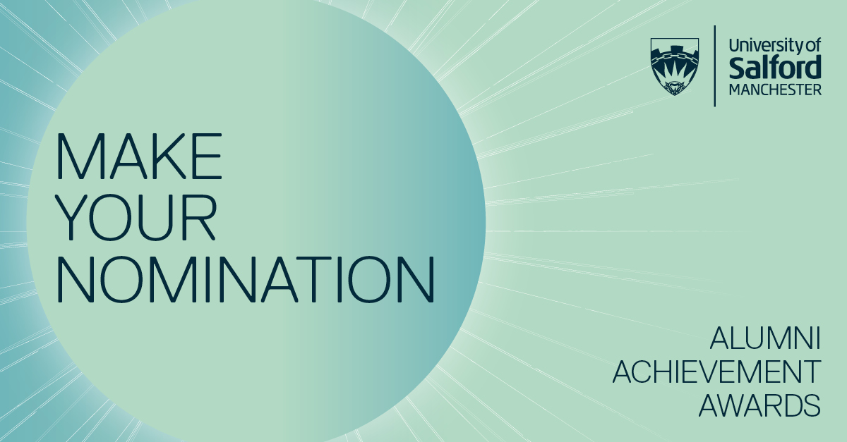 🌟Last chance to submit your nomination for the Alumni Achievement Awards!✨ Nominate a Salford graduate making an impact in their field or community. Submit by Friday, 16 May: ow.ly/uAAM50VRIns