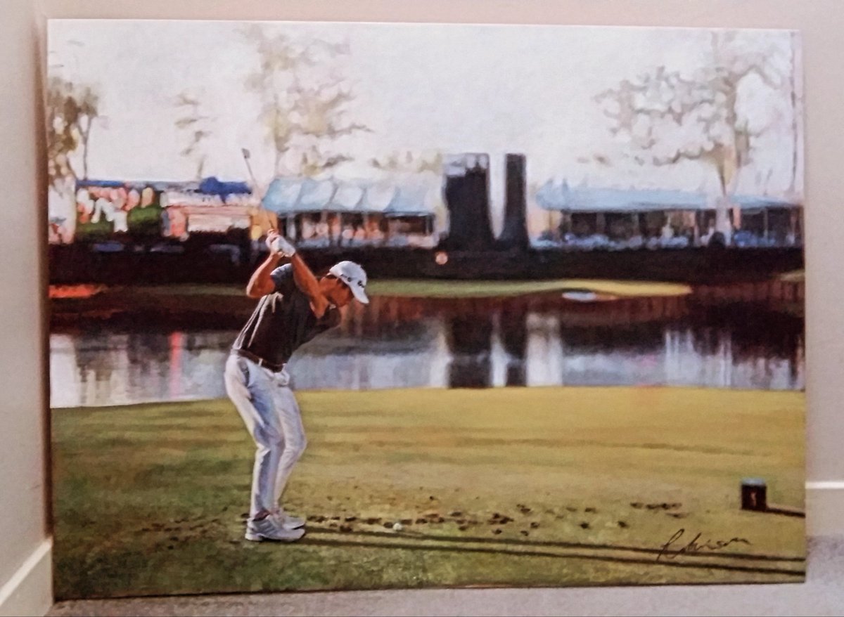 #theplayers #colinmorikawa #painting  #golf  #art by Mark Robinson