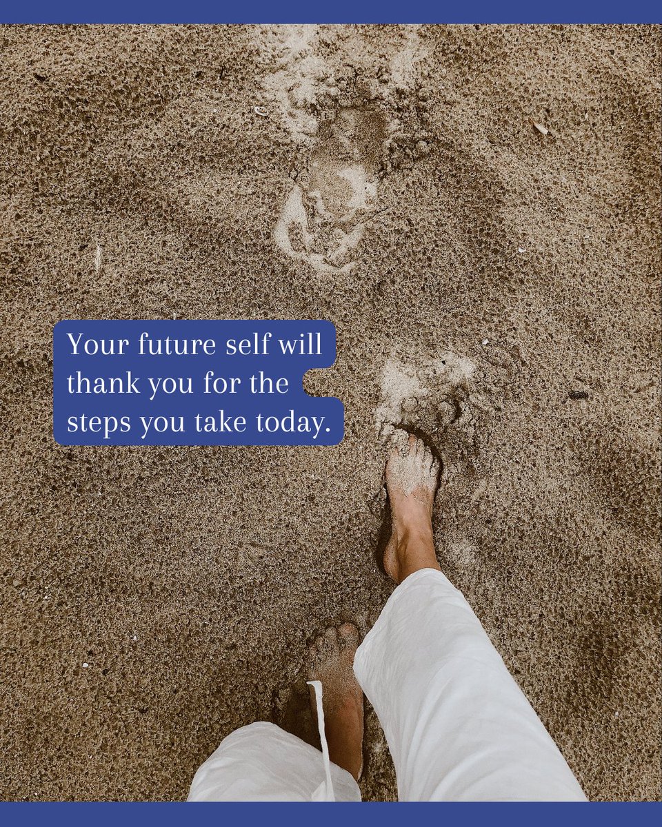 JennyMellenchip's tweet image. Every small step you take toward well-being matters.

Whether it&apos;s setting boundaries, practicing mindfulness, or starting hypnotherapy, your future self will look back with gratitude.

There’s no “perfect time” to start your journey.

#FutureSelf #SmallStepsBigChanges