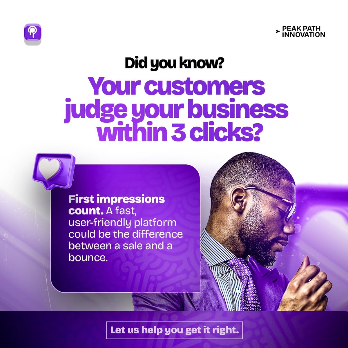 PeakPathng's tweet image. First impressions aren&apos;t optional. They&apos;re crucial.
#peakpathinnovation #digitalfirstimpression