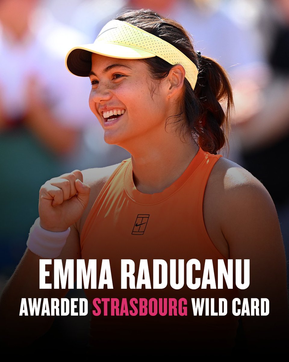LTA (@the_lta) on Twitter photo More clay court action to come for <a href="/EmmaRaducanu/">Emma Raducanu</a> at the <a href="/WTA_Strasbourg/">Internationaux de Strasbourg</a> next week π§±π
#BackTheBrits π¬π§ More clay court action to come for <a href="/EmmaRaducanu/">Emma Raducanu</a> at the <a href="/WTA_Strasbourg/">Internationaux de Strasbourg</a> next week π§±π
#BackTheBrits π¬π§