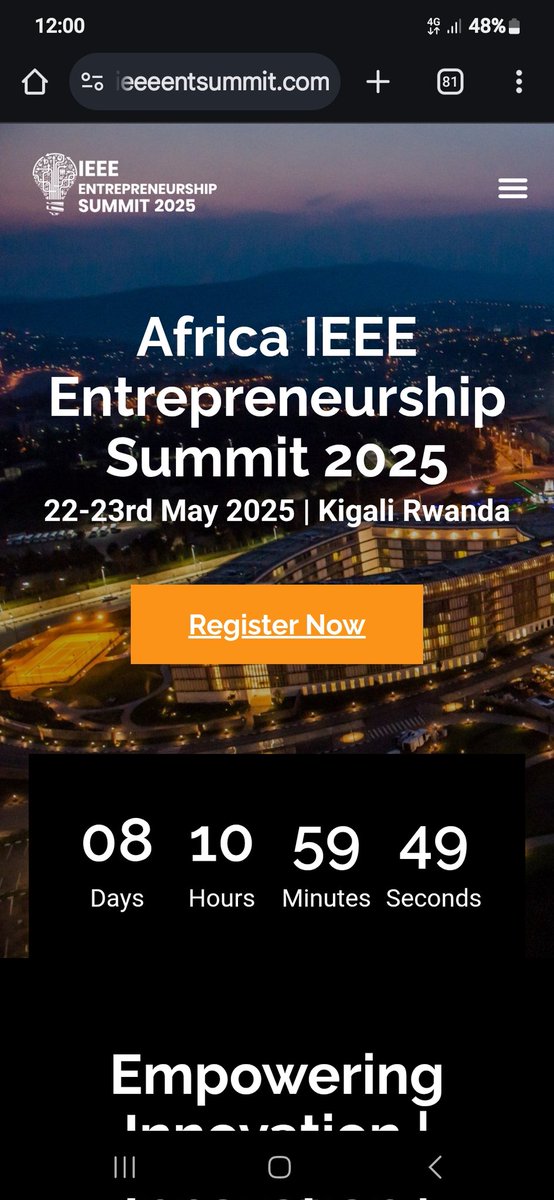 lailah grant (@lailah_grant) on Twitter photo Who is attending the IEEE Summit in Rwanda this May?
You will connect, learn and innovate with brilliant minds across Africa!
May 22–23
University of Rwanda
Tag your tech bestie, friend who should NOT miss this! <a href="/_imietrends_/">Teso's Finest</a>
#IEEESummit2025 #TechInAfrica #RwandaTech #IEEEAfrica Who is attending the IEEE Summit in Rwanda this May?
You will connect, learn and innovate with brilliant minds across Africa!
May 22–23
University of Rwanda
Tag your tech bestie, friend who should NOT miss this! <a href="/_imietrends_/">Teso's Finest</a>
#IEEESummit2025 #TechInAfrica #RwandaTech #IEEEAfrica