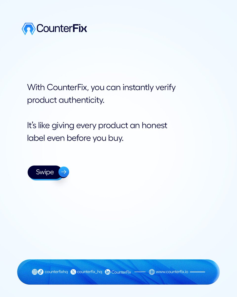 counterfix_hq's tweet image. No more hidden lies, just genuine products. #CounterFix #AuthenticityVerification #BrandTrust